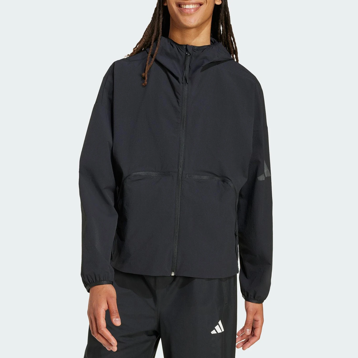 

Оригинальная мужская спортивная куртка Adidas MYSHELTER с капюшоном JM3936