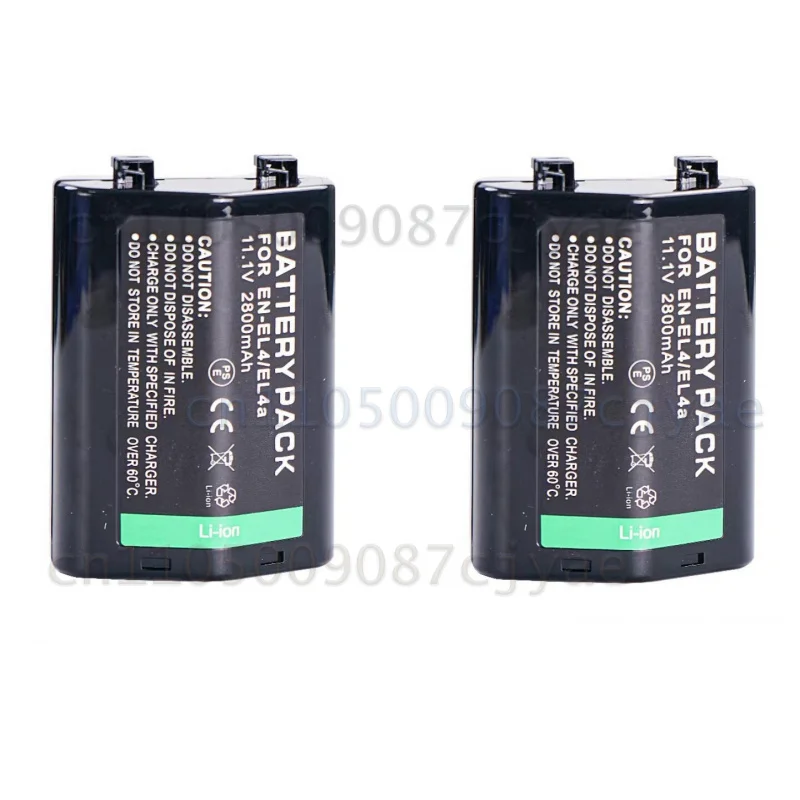 Power Supply Battery For Nikon D3 D3S D3X D300 D300S D700 Camera EN-EL4 Battery With Dual Charger