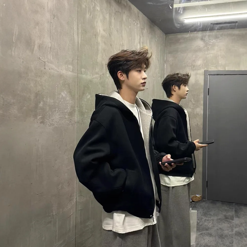 

Модная толстовка с капюшоном, мужская повседневная толстовка, куртка для пар, модная уличная одежда, осенняя новинка