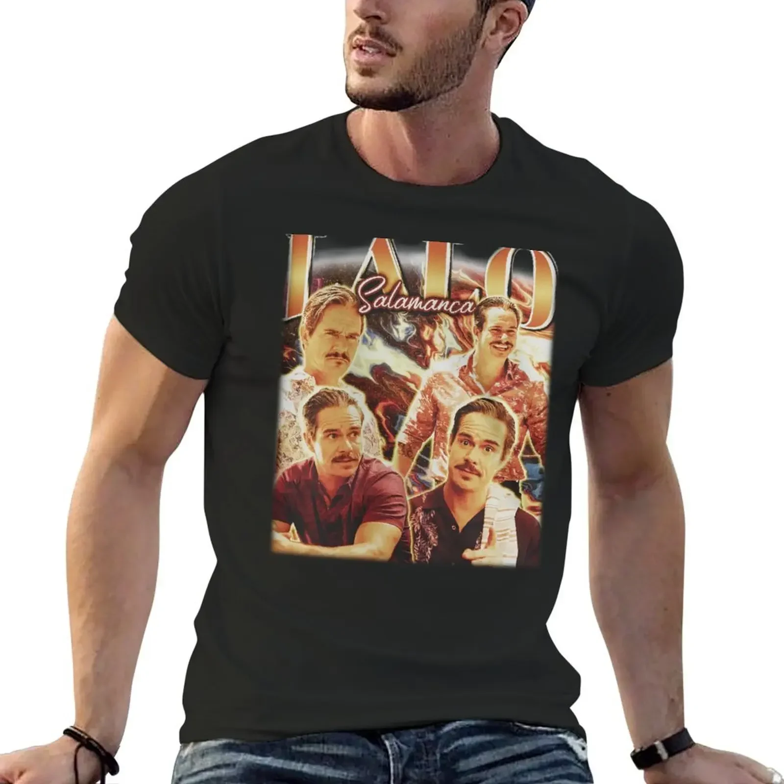 Lalo Salamanca Retro T-Shirt graphic shirts sweat plus size clothes sports fans mens graphic t-shirts pack