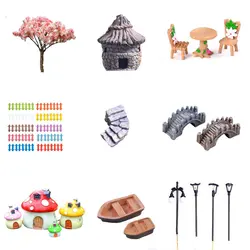 Mini Craft Beeldje Plant Pot Architectuur Mos Ornament Miniatuur Fairy Garden Decor Kids Gift DIY Home Decoratie