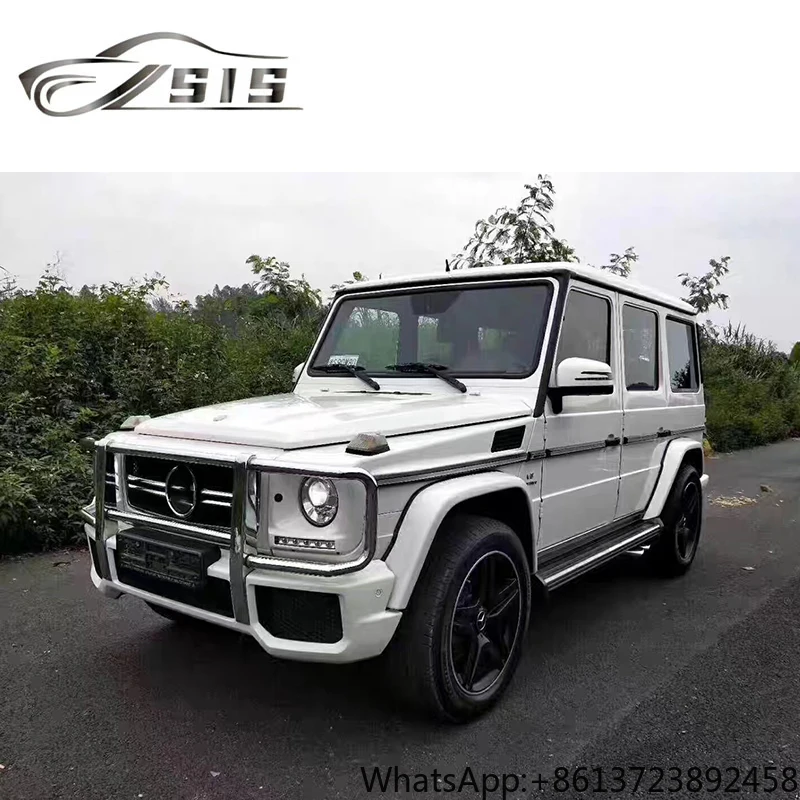 

G-Class W463 G500 G550 G55 G350 to G63 Style Front Bumper for 1990-2016 Year W463 Plastic Material Car Front Bumper Spoiler