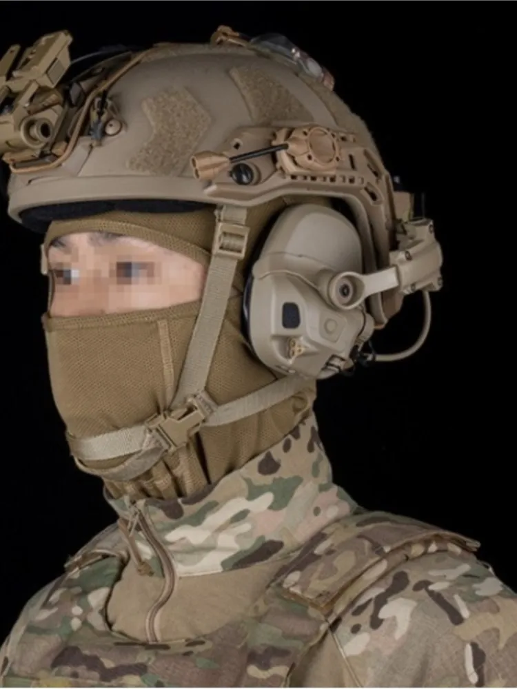 Masque tactique en maille, cagoule de tir, masque complet pour les activités de plein air, couvre-chef respirant pour Paintball