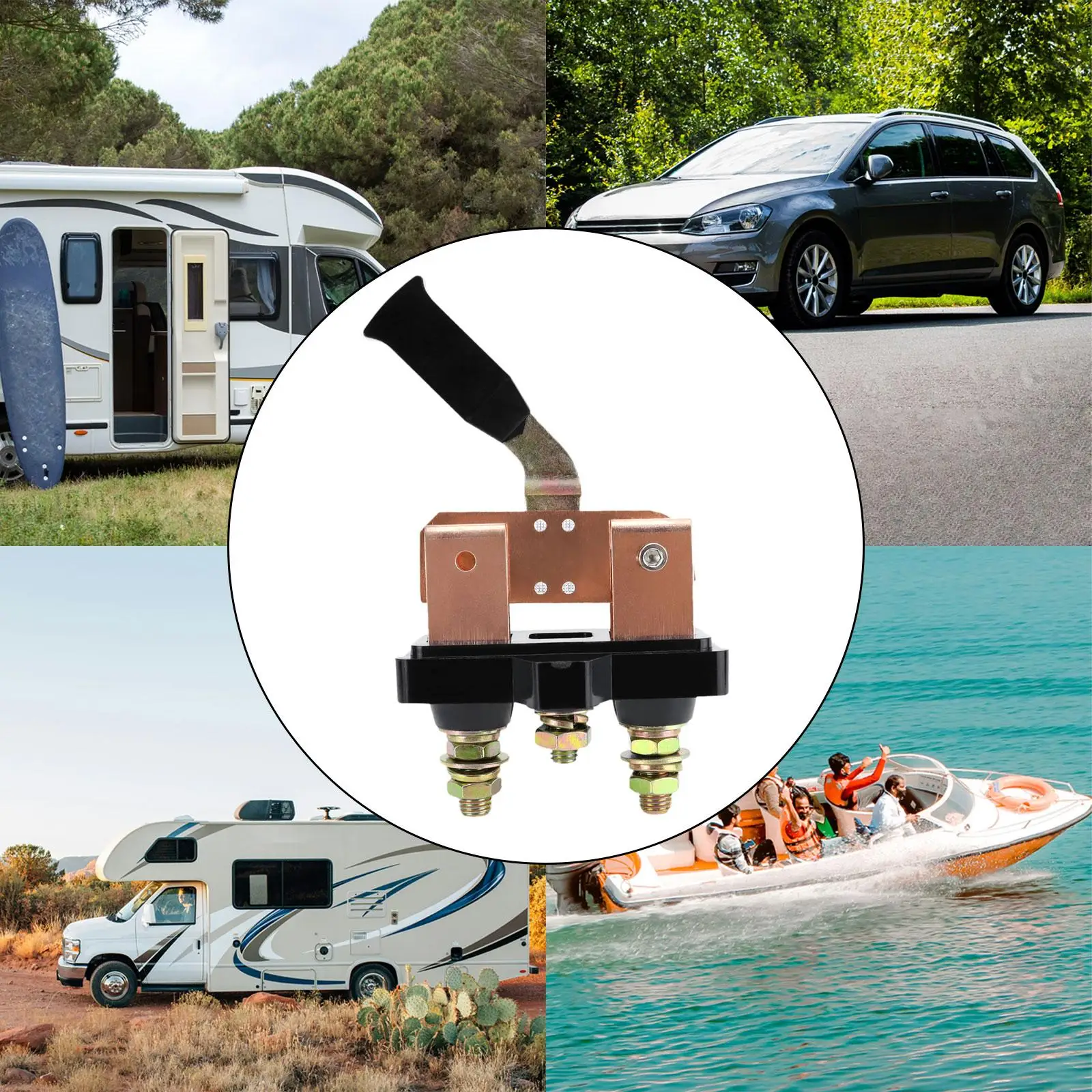 

Marine Car Battery Clamp Disconnect Switch Versatile Spare Parts Accessory