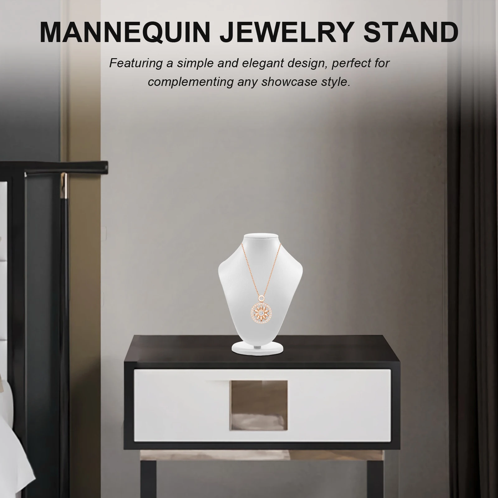 

Neck Mold Ornament Necklace Display Stand Jewelry Holder Jewlery Mannequin Displays