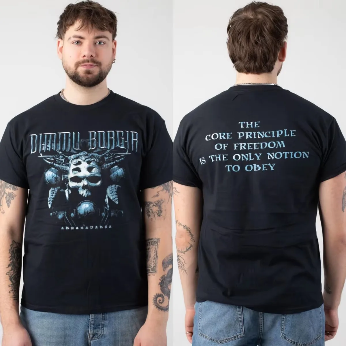Abrahadabra Dimmu Borgir Band Graphic T-Shirt Cotton Men Women Streetwear Tee