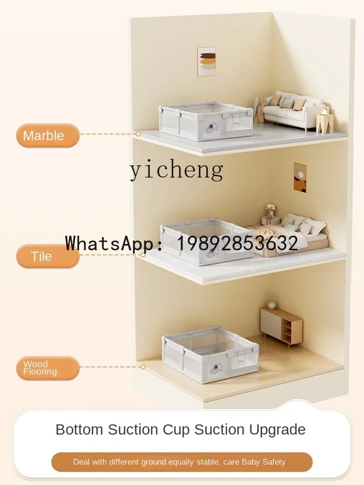 WL Baby Fence Rejilla protectora para bebés Estera para gatear en interiores Juego para niños pequeños engrosado