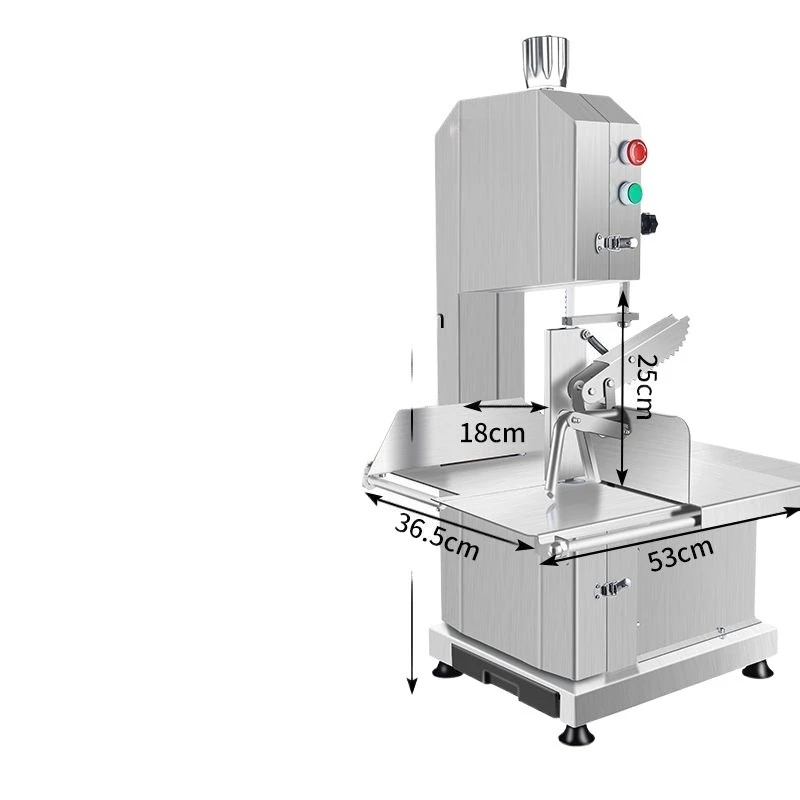 cutting pig's trotter beef bone frozen meat chopping bone according to rib sawing machine