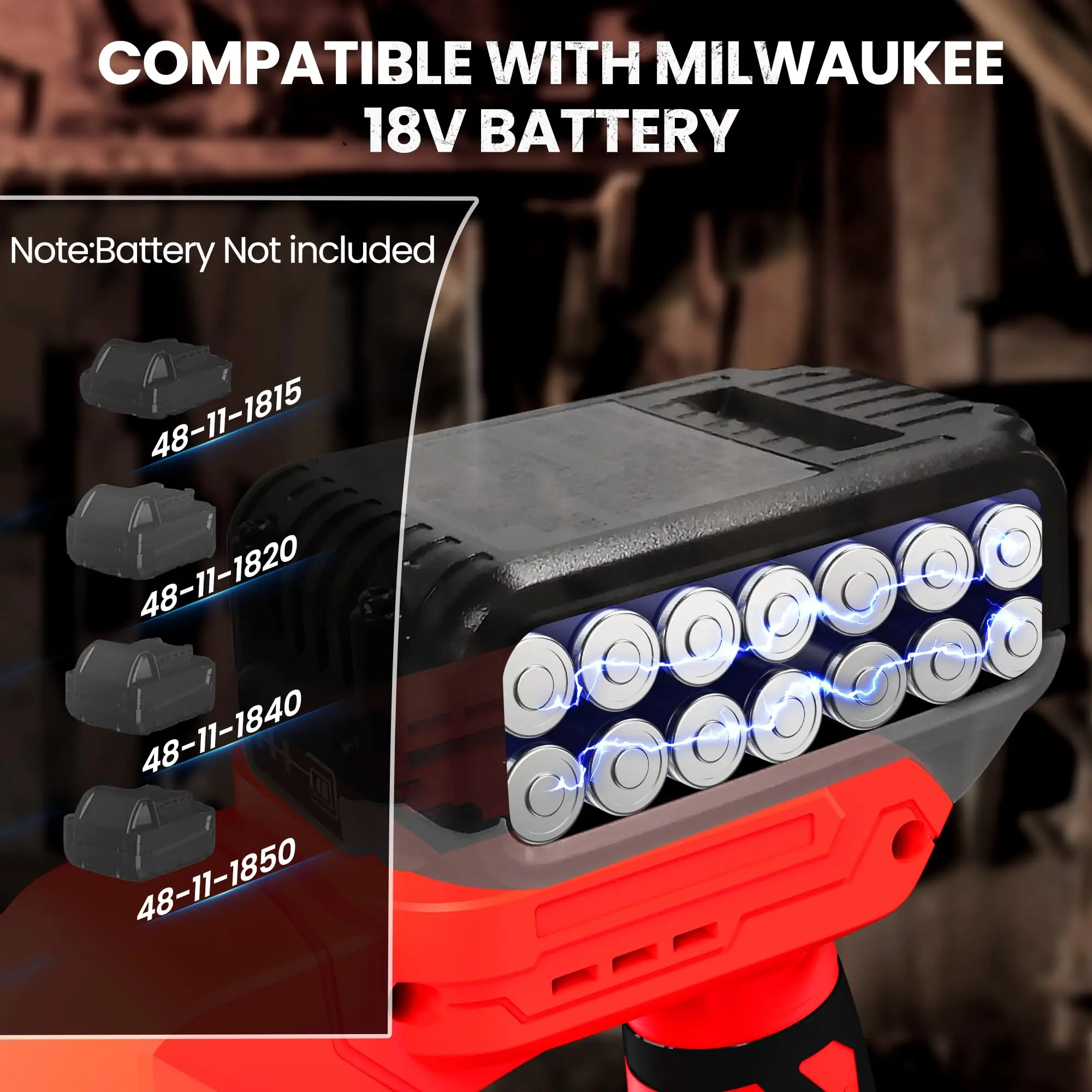 Cordless Jig Saw Portable Brushless Electric Curved Saw Multifunction Carpenter Power Tools Suitable For Milwaukee 18V Battery - view 3