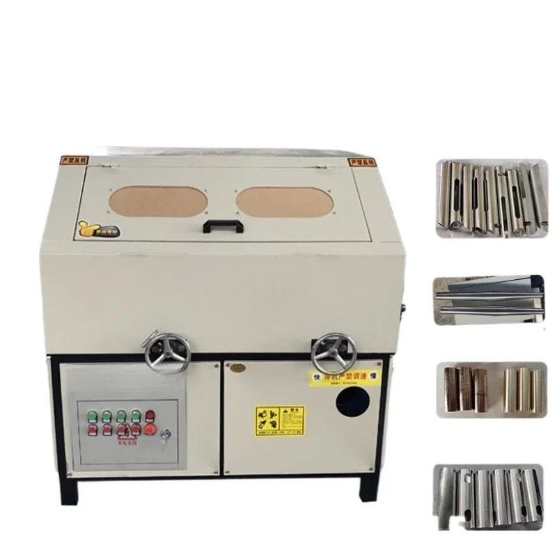 Automatic small round tube polishing machine Copper-aluminum-steel tube centerless external round polishing machine Stainless