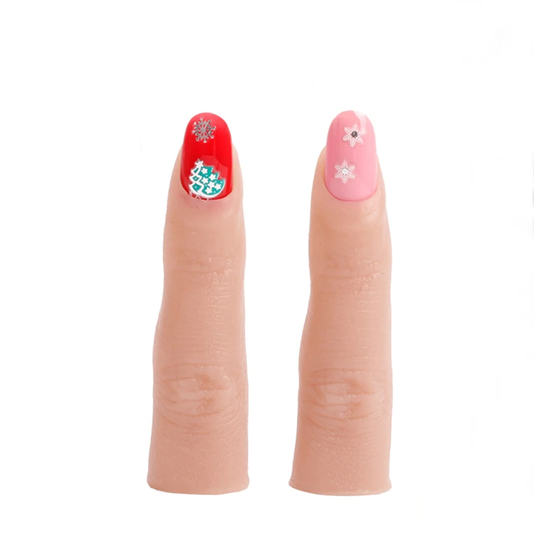 Silicone Artificial Nails Finger Practice Show Nails Practice Fingers