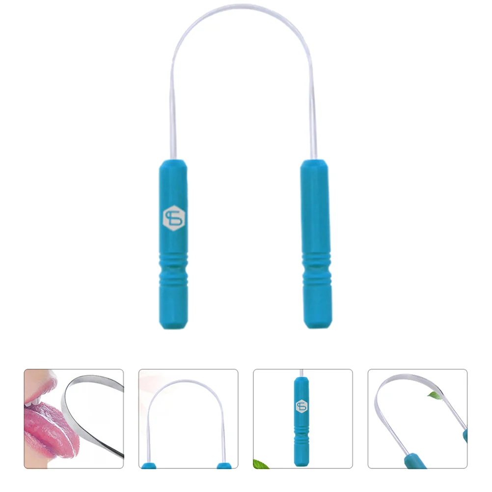 

3 Pcs Stainless Steel Tongue Scraper Ergonomic Handle Cleaner Adjustable Size Gum Stimulator Breath Freshener Mouth Hygiene