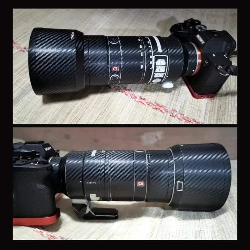 لسوني FE 70-200 مللي متر F2.8 GM OSS II ملصق عدسة الكاميرا الجلد ملصق الفينيل التفاف معطف الفيلم SEL70200GM2 70-200 2.8 FE70-200 F4 G II