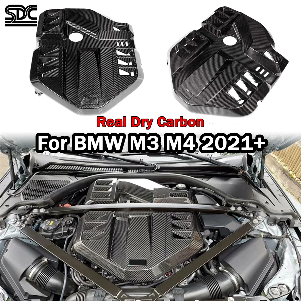 

Replacement For BMW M3 G80 M4 Competition 2021+ G87 M2 Real Dry Carbon Fiber Hood Engine Cover Forged Carbon Fibre Inner Bonnet