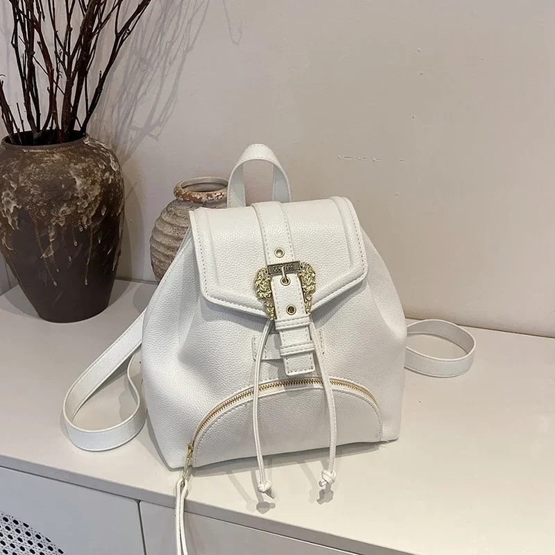 

Elegant High-End Crossbody Tote Bag Solid Color Leather Shopper Vintage Minimalist Commuter Women's Purse