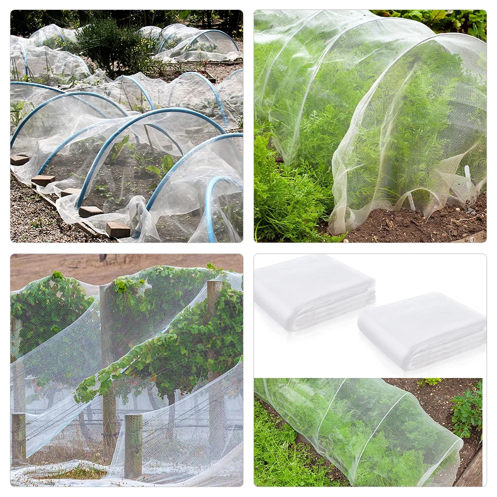 

Drawstring Fruit Netting Bag Reusable Plant Cover Mesh Protector For Garden Plants Flowers Wear-Resistant Durable Garden