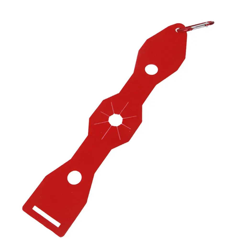 حامل كينداما البلاستيكي مع مشبك حزام لسلسلة المفاتيح بلون عشوائي