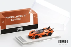 **Pre-order **DMH 1:64 Project EVO Black Orange White Diecast Model Car