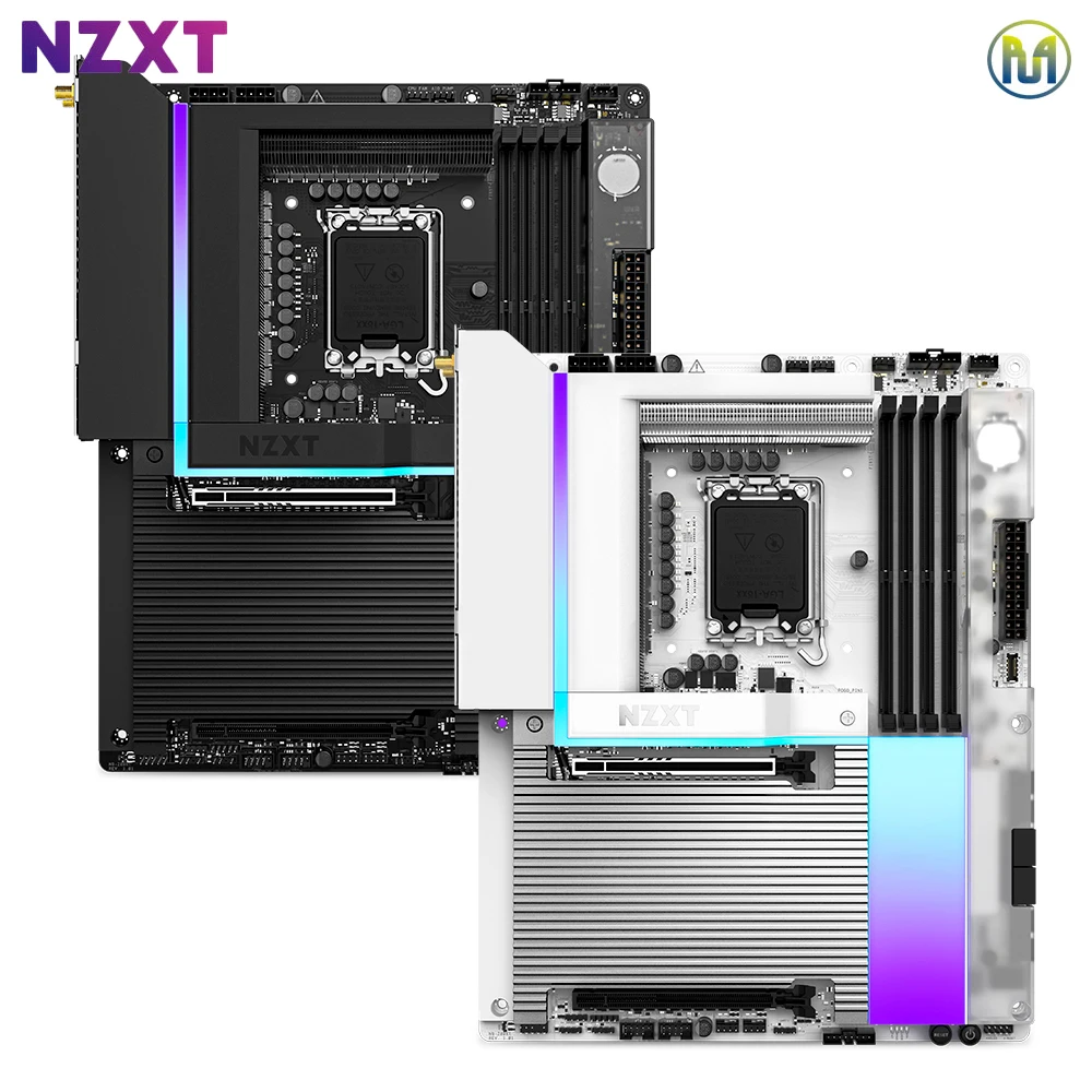 اللوحة الأم للألعاب Nzxt N9 Z890 (أسود) لوحة أم سوداء ثنائية النطاق تدعم Wyatty7