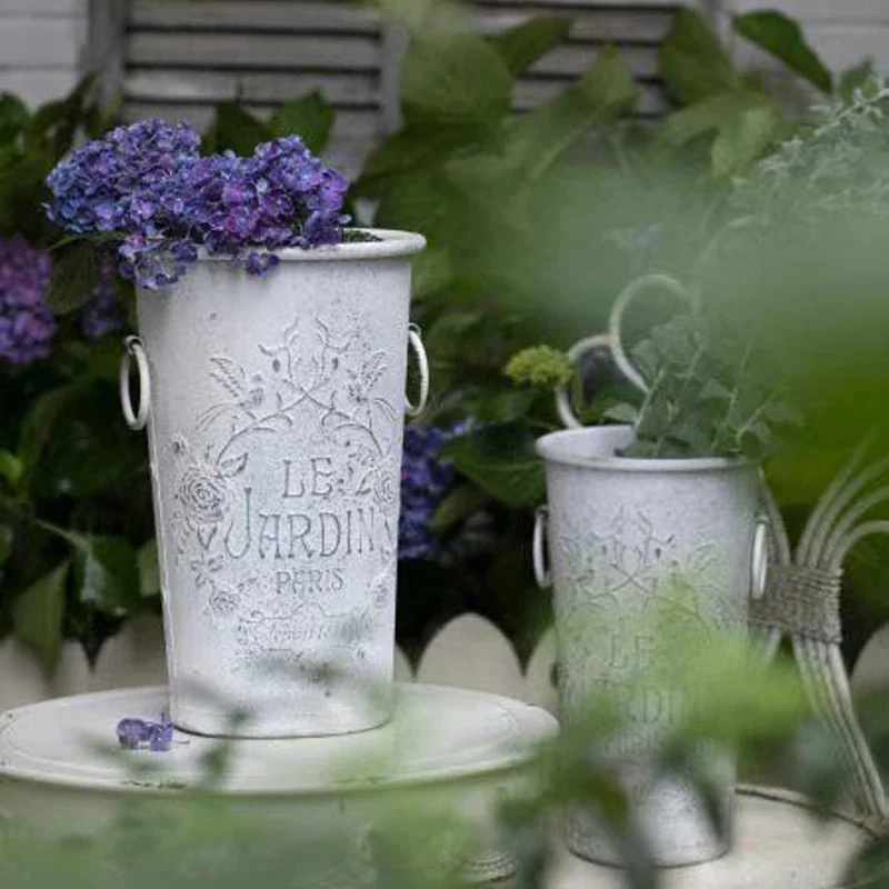 

Sendeyuan makes old extra-large waking flower buckets for home use, special flower buckets for deep water flower