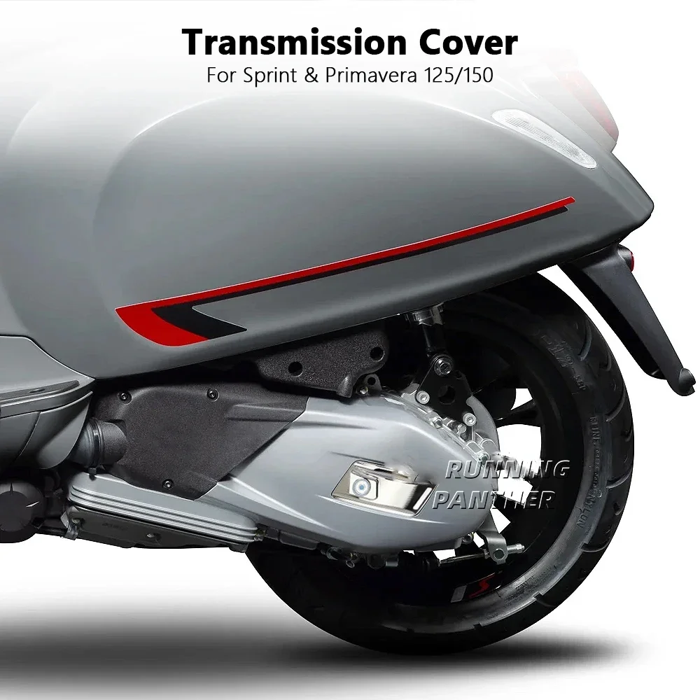 For Vespa Sprint 125 150 Primavera 150 125 Motorcycle Accessories Transmission Cover Drive Cover Protection Decoration