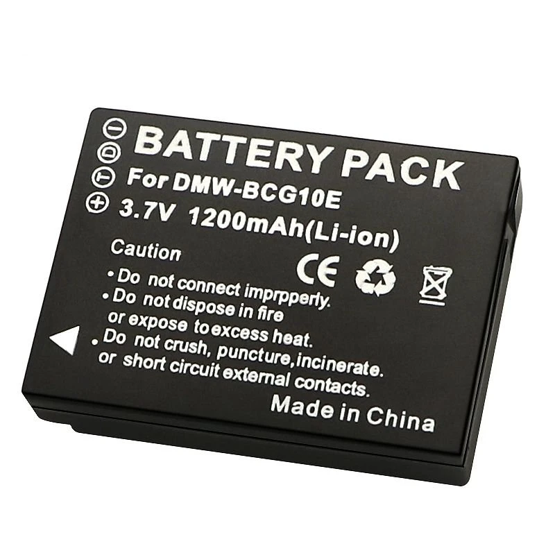 DMC ZS20 ZS5 ZS7 GK Camera DMW-BCG10E Lithium Battery Pack