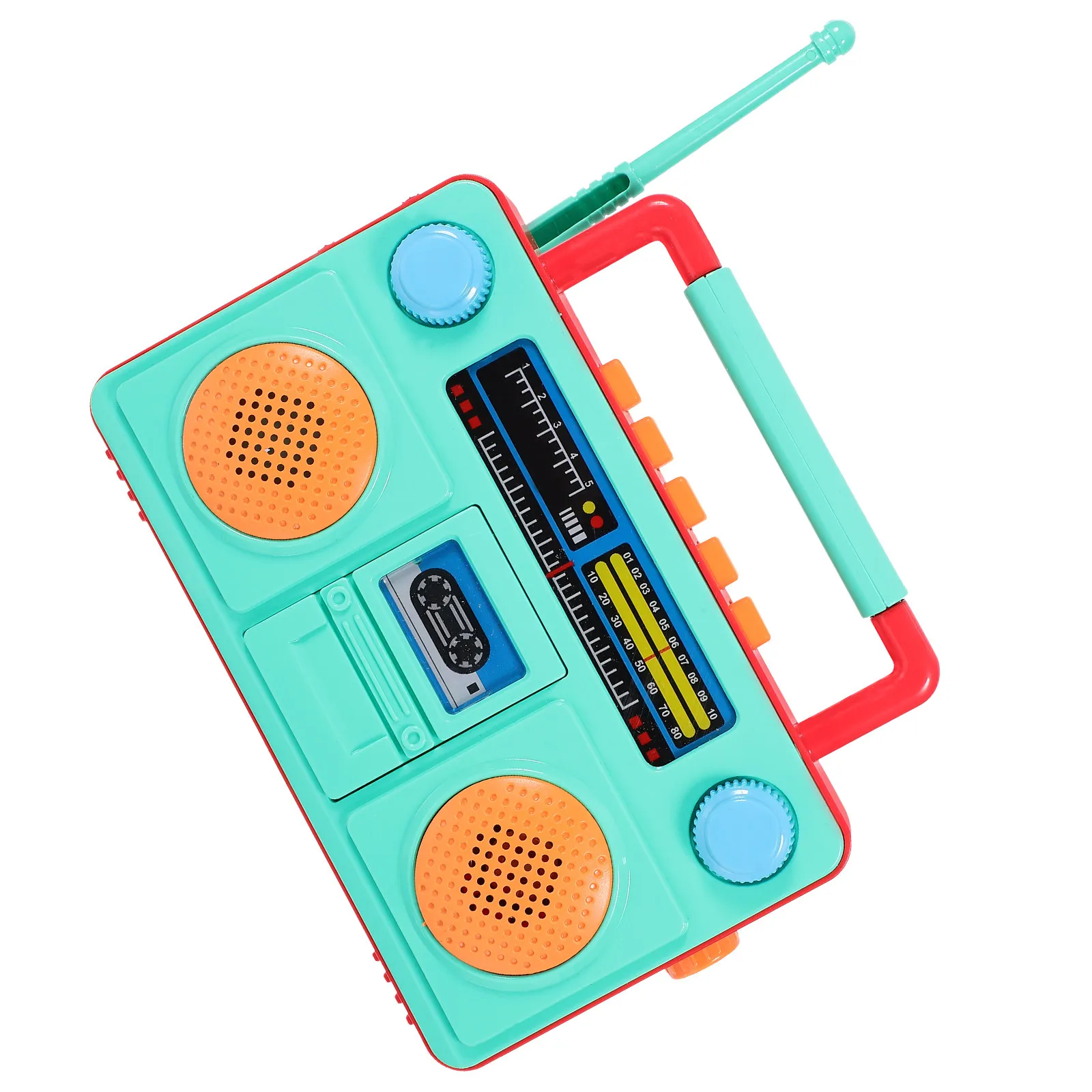 Simulation Radio Kids Educational Interactive Plaything Cartoon Home Appliance Learning Role-Playing Mini Fake Radio Plaything