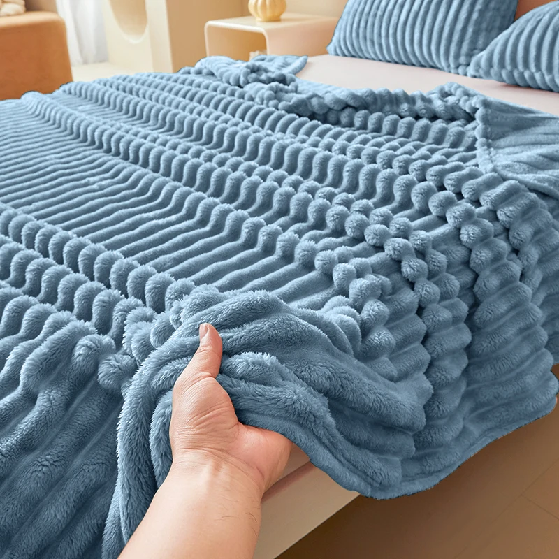 Luxurious Double-Sided Faux Ra - Christmas Throw Blanket recension och pris