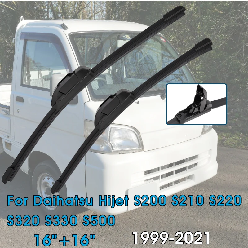 Auto Wischer Klingen Für Daihatsu Hijet S200 S210 S220 S320 S330 1999-2021 Windschutzscheibe Windschutz Frontscheibe Klingen auto Zubehör