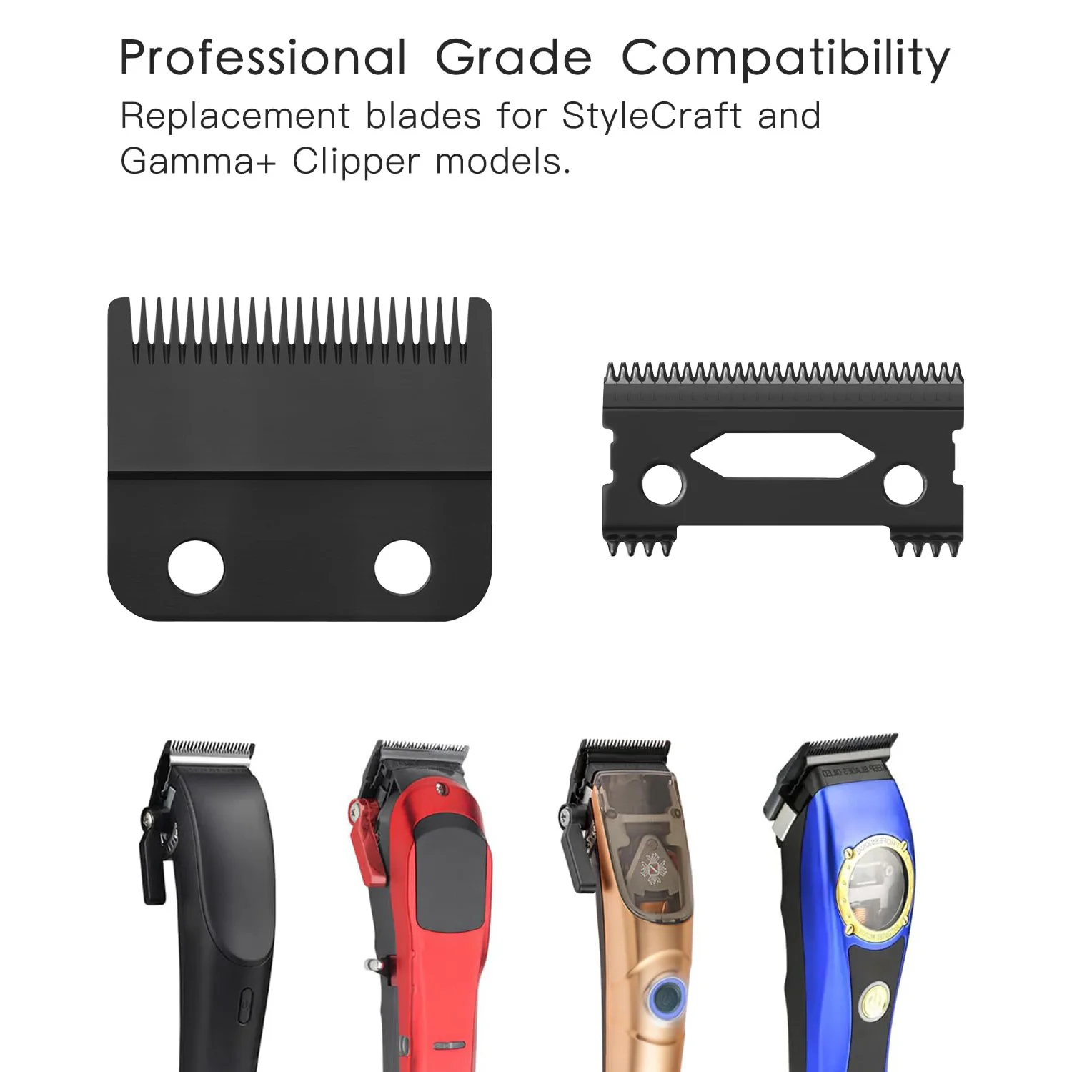Replacement Clipper Blade Compatible with Cordless Magic Clip 808 Hair Clippers Balding & Trimmer Blades for 5-Star Senior view 5