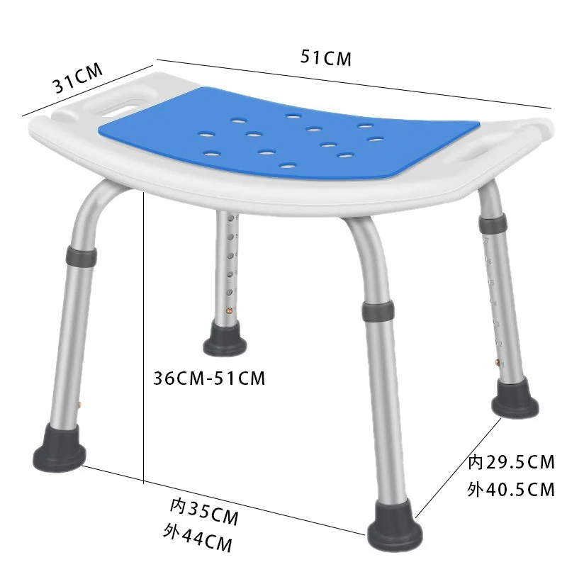 1pcs Non-slip Bath Chair Elderly Bath Tub Aid Seat Bathroom Bath Chair Shower Stool Seat Cushion Safe Bathroom Environment image 4