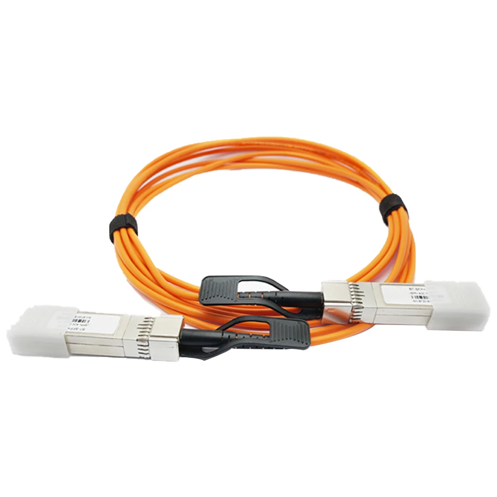 10G SFP+ OM2 3/5/7/10/20M AOC Cable 10GBASE Active Optical SFP Cable high speed transmission compatible with Cisco MikroTik