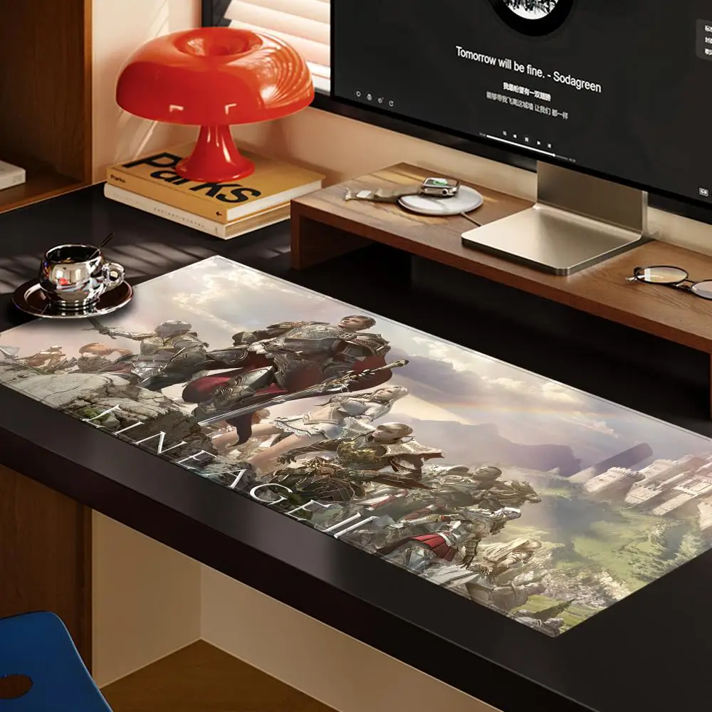 Game L-Lineage 2 Mouse Pad XXL Computer Accessories Large Keyboard Laptop Table Pad The New Product Gamer Gaming