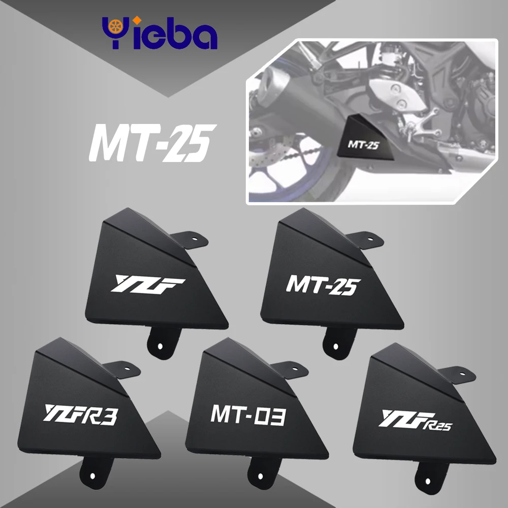 

For Yamaha MT-03 MT 25 MT03 MT25 2016 2020 2021 2022 2023 2024 Motorcycle Exhaust Pipe Mid-Section Protector Cover YZF R25 R3