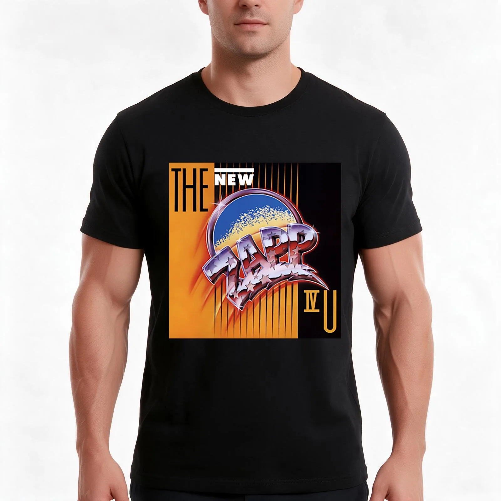 The New Zapp IV U (color) T-Shirt, Summer Casual Cotton Tee, Oversized Streetwear Tops, Vintage Graphic Print, Unisex Men Women