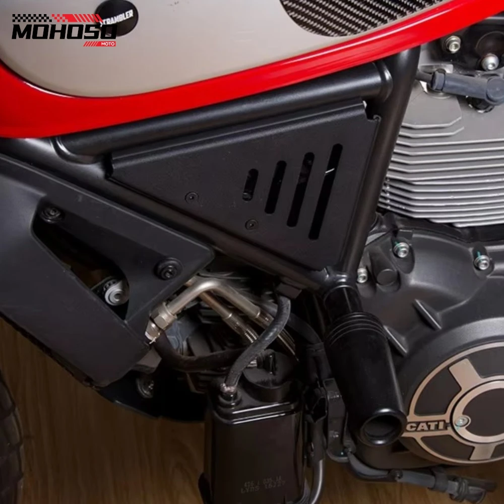 Moto Telaio Laterale Pannello di Protezione Della Protezione Carenature Copertura PER Ducati Scrambler Full Throttle Classic Icon Sixty 2015-2019 2018