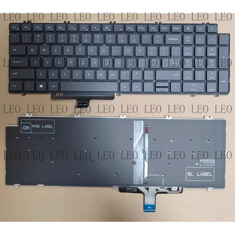 MY 1pc for Dell Precision 3581 7670 7770 7680 7780 Laptop Keypad Part N7N16 RHGTP