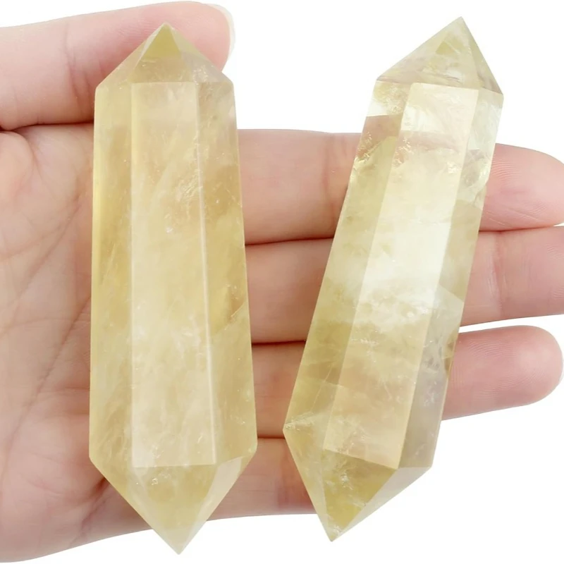 

Citric Acid Healing Natural Healing Stone Used for Meditation, Divination, Spiritual Energy Balance Hexagonal Citric Acid 1