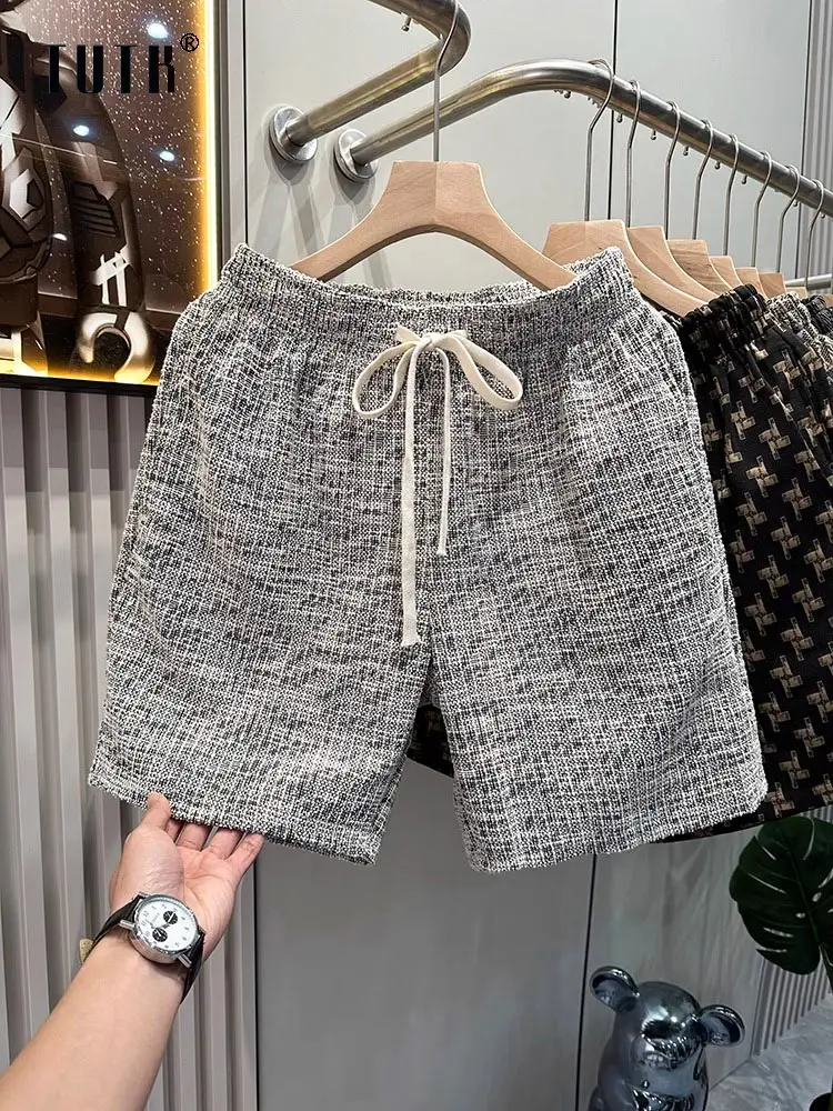 

Повседневные мужские летние рта Spor, универсальные свободные брюки прямого кроя длиной пять четвертей, верхняя одежда в американском стиле ретро, брюки