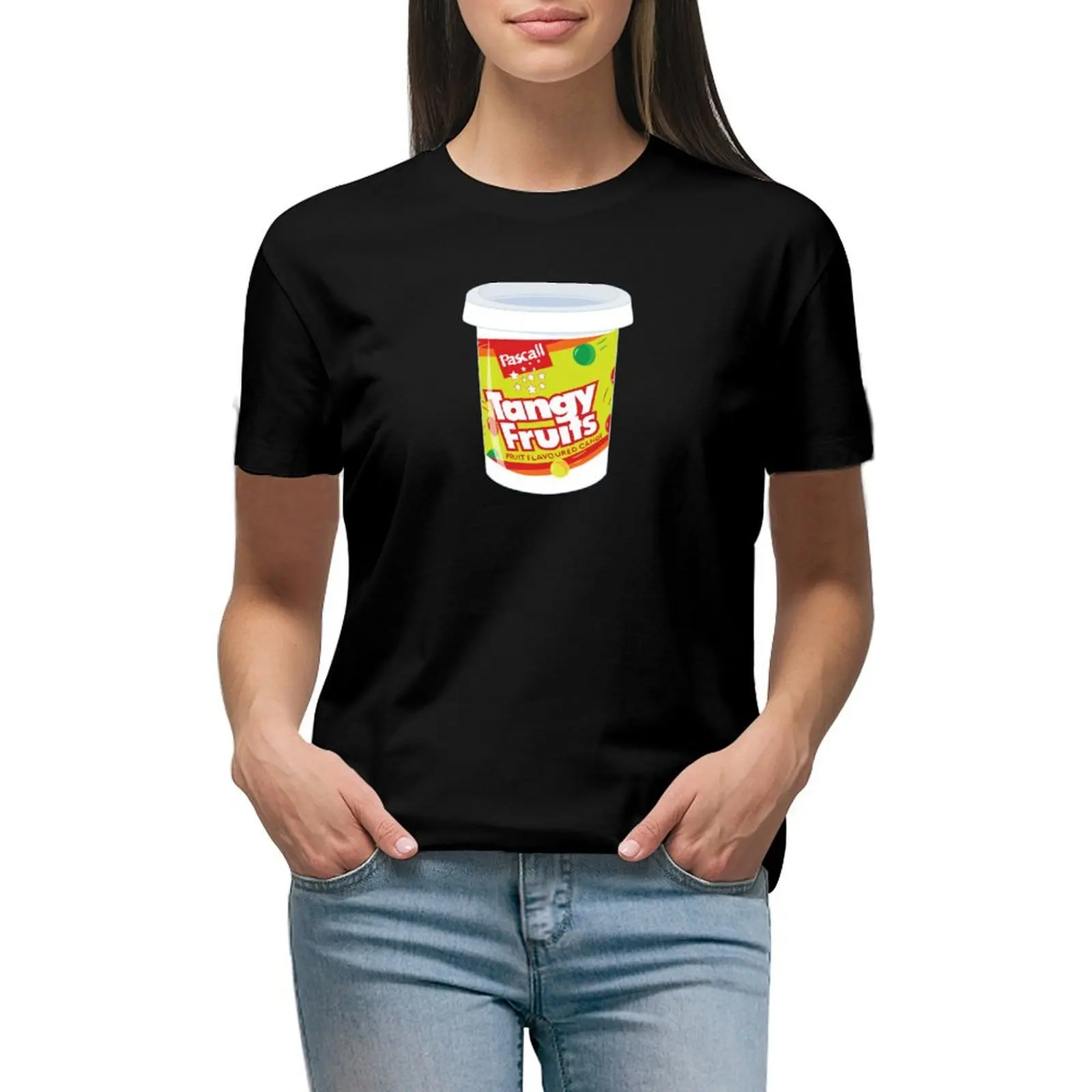 Tangy Fruits Digital Illustration T-shirt aesthetic clothes Female clothing Women's t-shirt