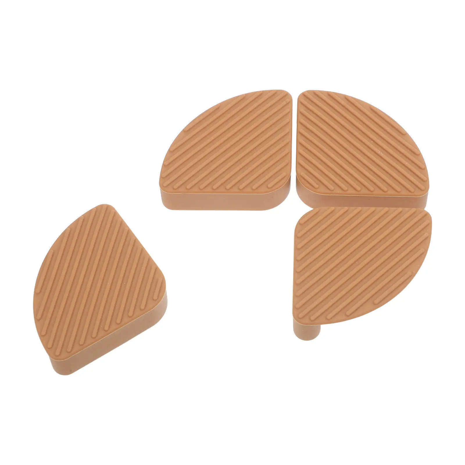 4Pcs Silicone Cutting Board Feet Non-Slip Stabilizer Pads Shock-Absorbent Grip for Wooden Plastic Glass Boards Kitchen Use