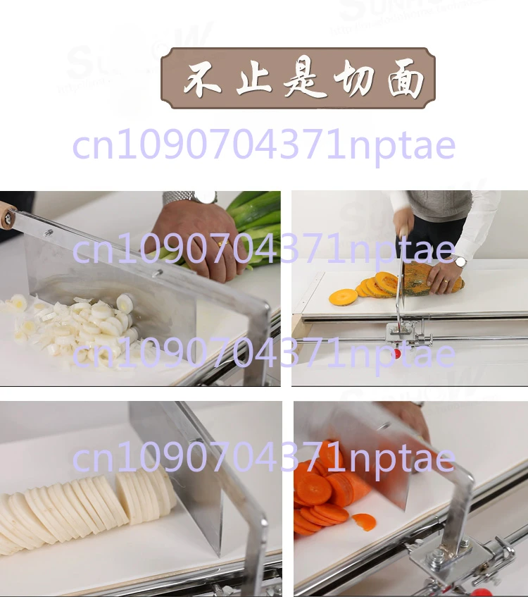 Commercial Noodle Cutting Machine Semi-automatic Knife Japanese Vegetable Cutter Hand Rolling Noodle Ramen Rice Cake Machine