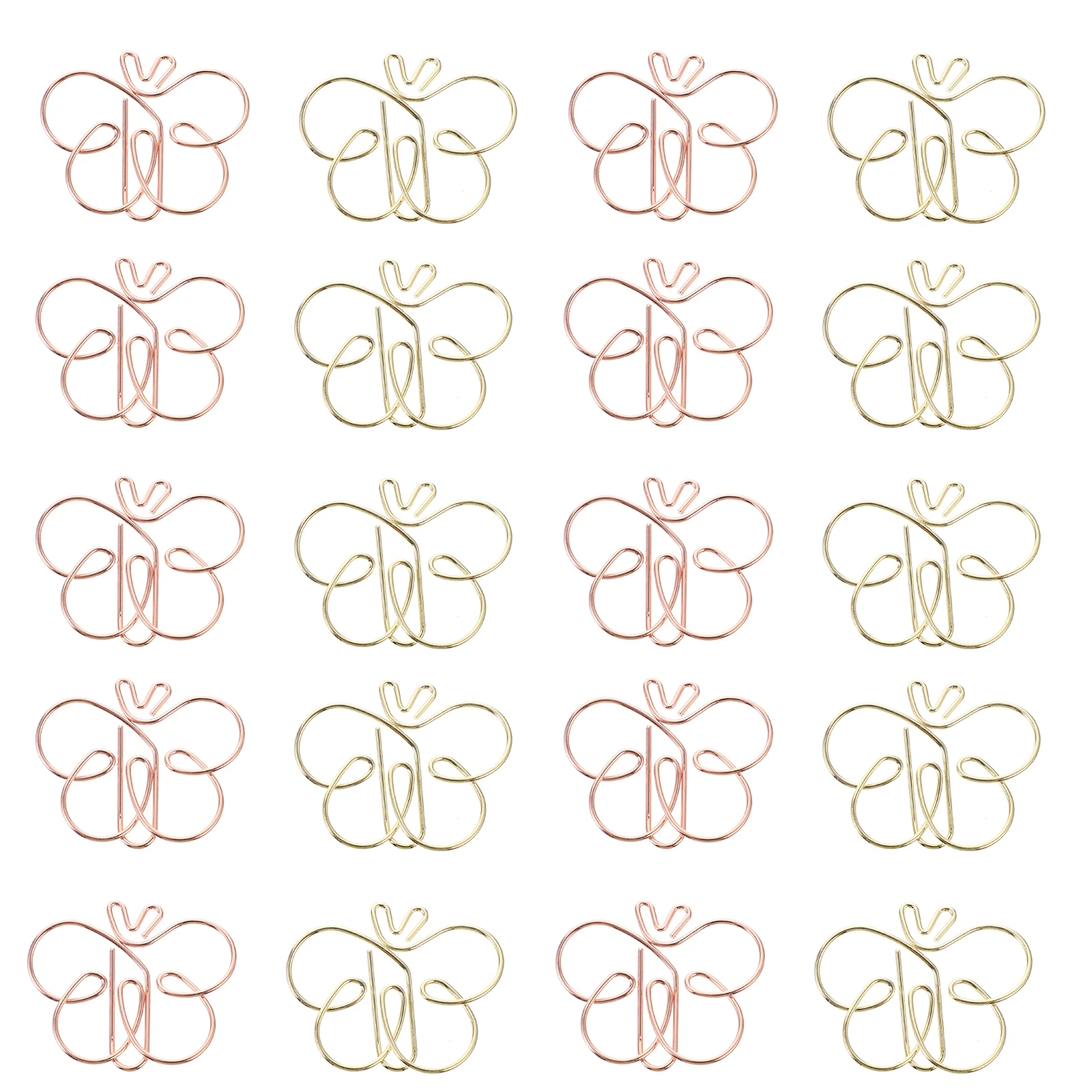 

20 Pcs Paper Clips Cute Fun Paperclips Bookmark Bulk Office Small for