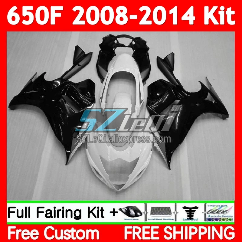 GSX650F For SUZUKI GSXF 650 C GSXF650 08 White black 09 11 12 13 14 70No.5 GSX 650F 2008 2009 2010 2011 2012 2013 2014 Fairing