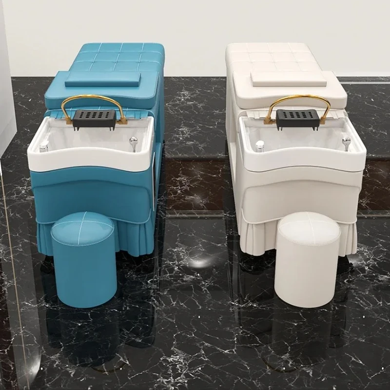 

Thai Massage Water Circulation Hairdressing Shampoo Bed Styling Salon Backwash Professional Massage Aesthetic Hair Basin Cadeira