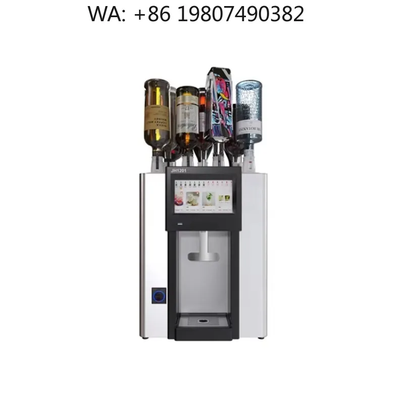 Eco Friendly Certified Cocktail Mixer Shaker Set Stainless Steel Touch Screen Smart Bartending Device Commercial  Drink