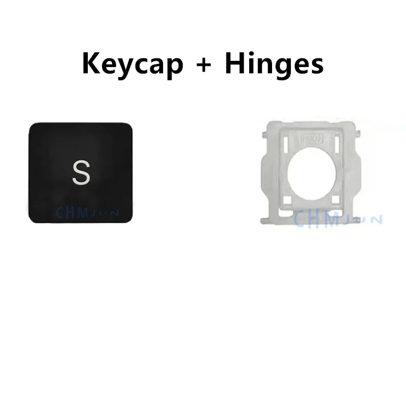 Replacement Individual S KeyCap and Hinges for MacBook Laptop M1 Pro/Max Retina 14