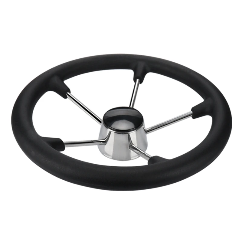 41XA 13.5inch Universal Stainless Steering Wheel Without Knob Replacement Accessories