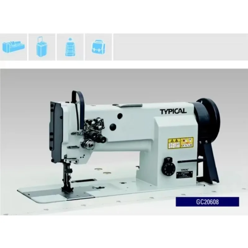ماكينة خياطة صناعية بغرز مزدوجة GC20608D ماكينة خياطة صناعية جلدية 2025