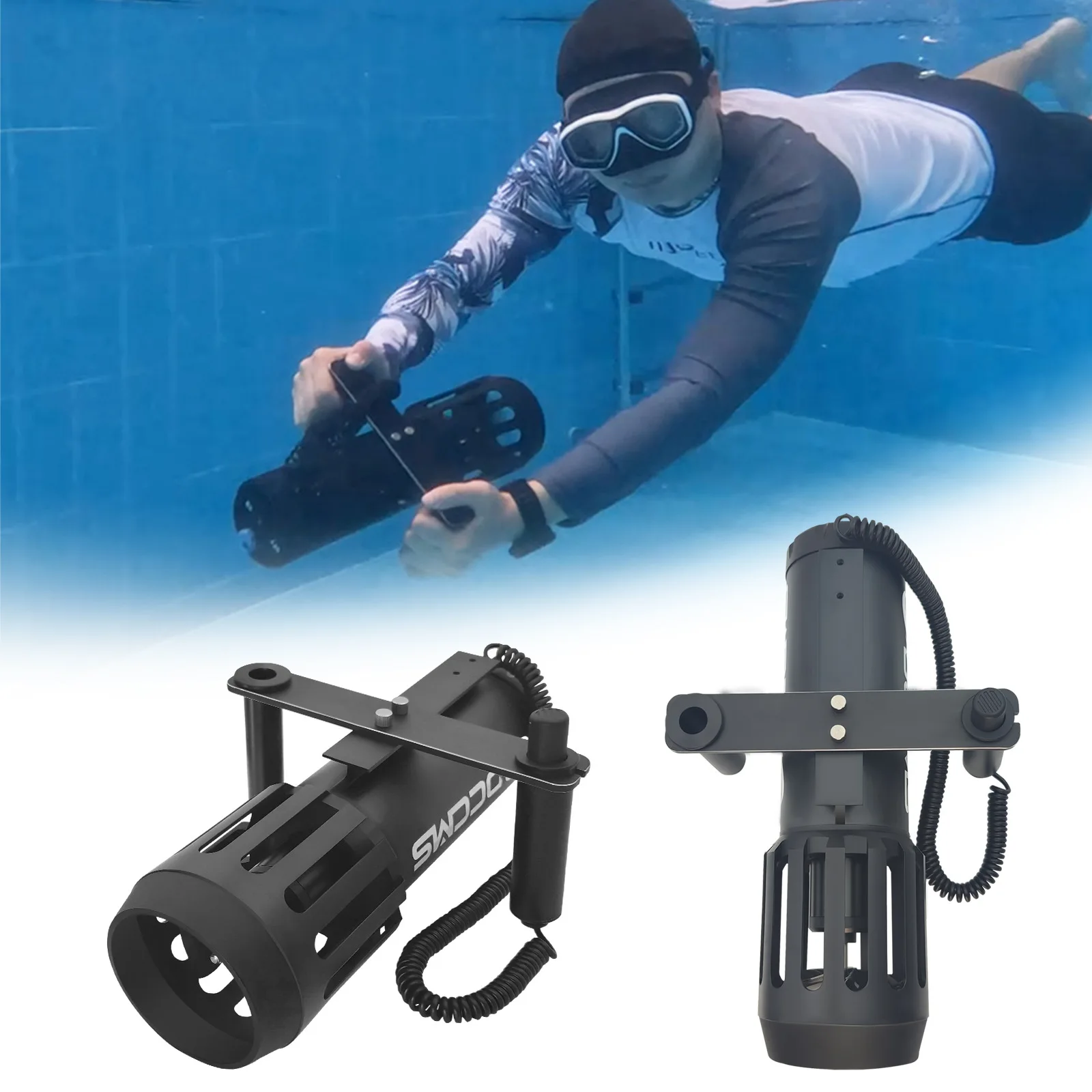 

Outdoor Diving Equipment Underwater Thrusters Snorkeling Scuba Diving Equipment High Power Paddle Motor